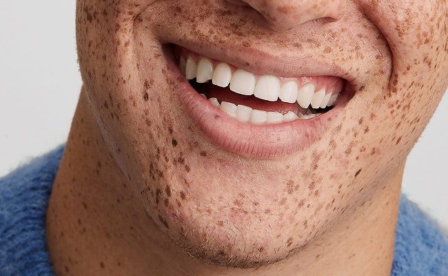 Man smiling